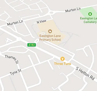 map for Easington Lane Primary School