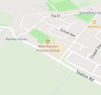 map for West Rainton Primary School