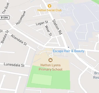 map for Hetton Lyons Primary School