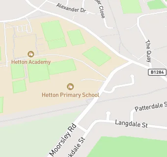 map for Hetton Primary School