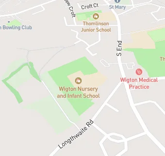 map for Wigton Nursery and Infant School