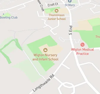 map for Wigton Infants School