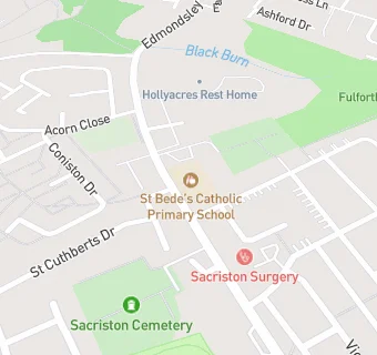 map for St Bede's RCVA Primary School 3344