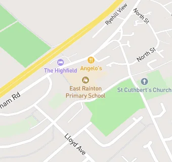 map for East Rainton Primary School