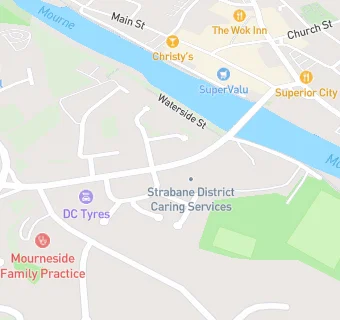 map for Strabane & District Caring Services