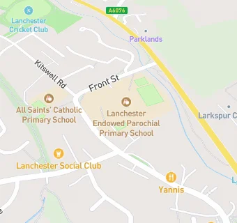 map for Lanchester Endowed Parochial Primary School