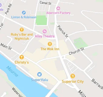 map for Charlie's Bar