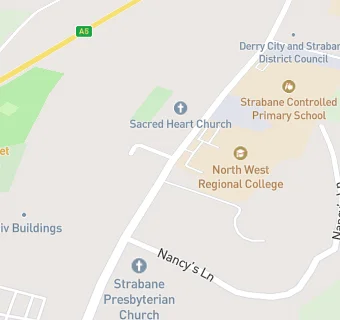 map for Strabane Controlled Primary School