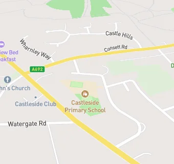 map for Castleside Primary School