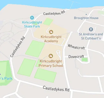 map for Kirkcudbright Primary School