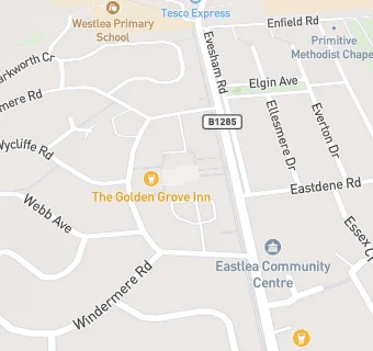 map for Westlea Sports and Family Bar