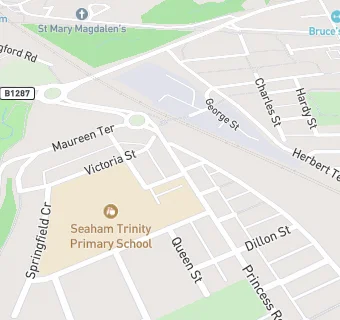 map for Seaham Trinity Primary School