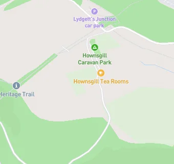 map for Hownsgill Tea Room