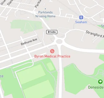 map for Byron Medical Practice