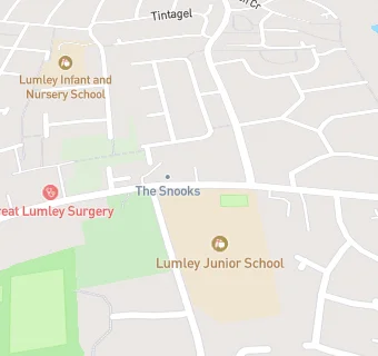 map for Lumley Junior School