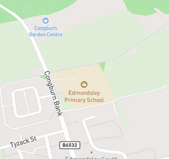 map for Edmondsley Primary School