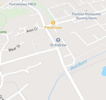 map for St Andrews Church Hall