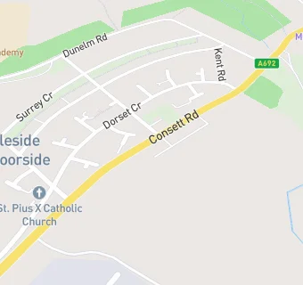 map for Moorside Surgery