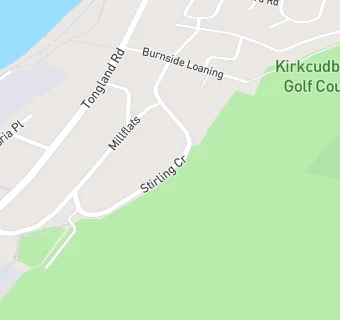 map for Kirkcudbright Golf Club