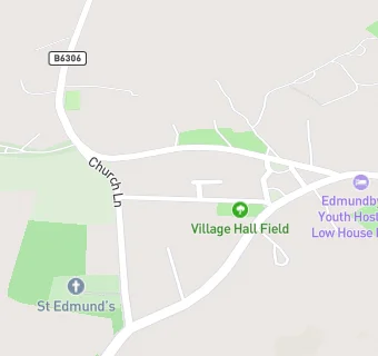 map for Edmundbyers Village Hall