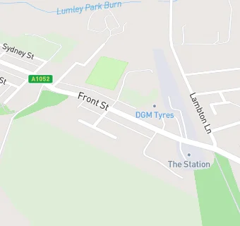 map for Fencehouses Service Station