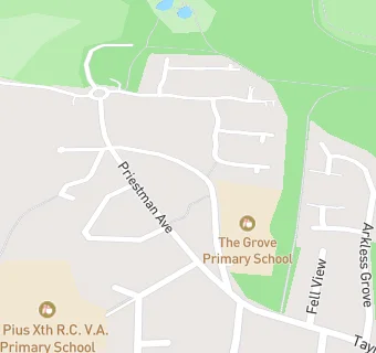 map for The Grove Primary School