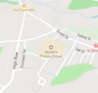 map for Woodlea Primary School