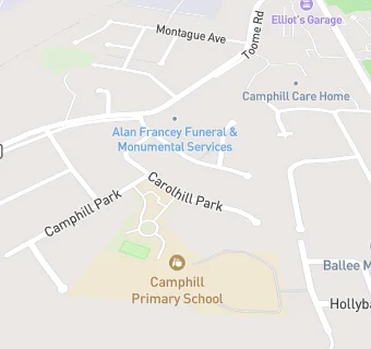 map for Camphill Primary School