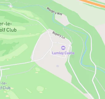 map for Lumley Castle Hotel