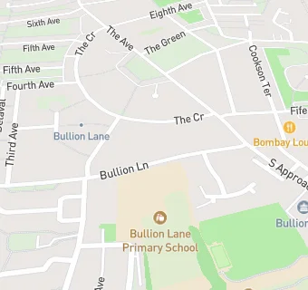 map for Bullion Lane Nursery