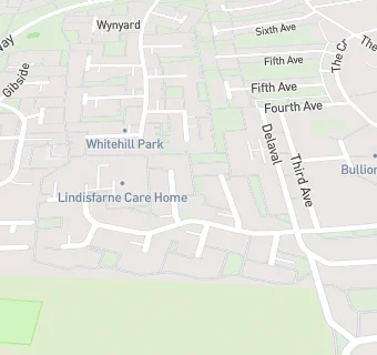 map for Lindisfarne Nursing Home