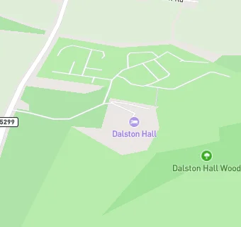 map for Dalston Hall Golf Club