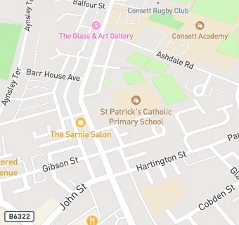 map for St Patricks RCVA Primary School