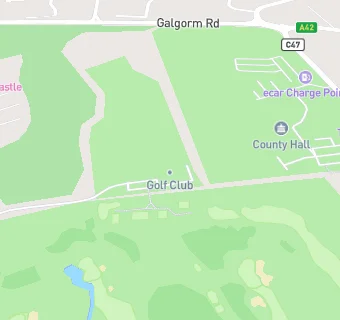 map for Galgorm Castle Golf Club