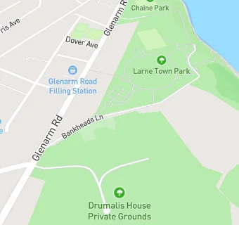 map for Drumalis Retreat + Conference Centre