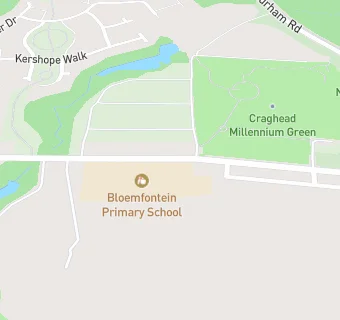 map for Bloemfontein Primary School