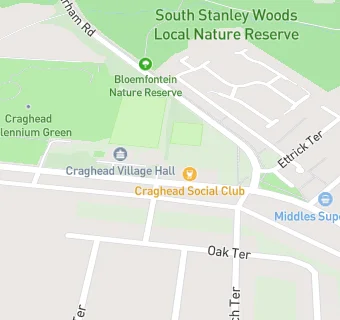 map for Craghead Medical Centre