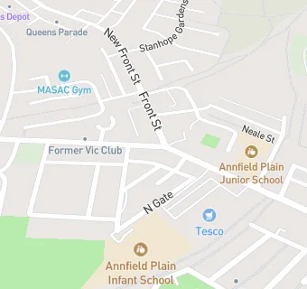 map for Annfield Plain Pharmacy