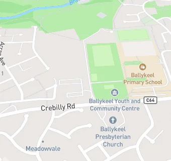 map for Ballykeel 2000 Community Centre