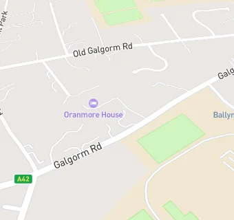 map for Oranmore Guesthouse