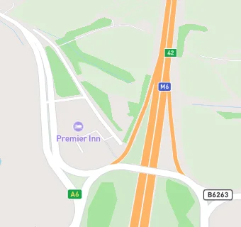 map for Premier Inn - Border Gate