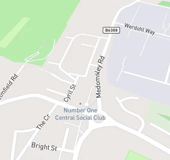 map for Number One Central Social Club