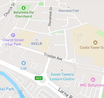 map for Castletower Campus