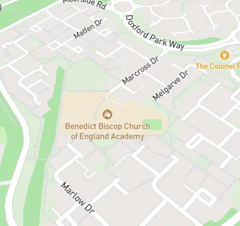 map for Benedict Biscop Church of England Academy