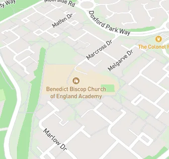 map for After School Club, Benedict Biscop Church Of England Academy