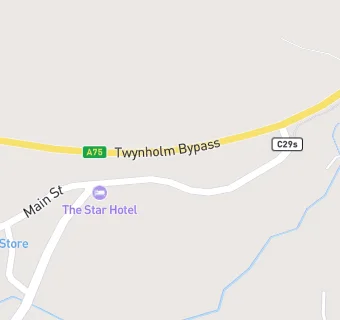 map for Twynholm Village Hall