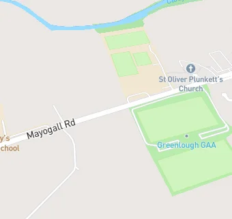 map for St Mary's Primary School (greenlough)