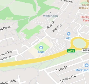 map for Asda Pharmacy