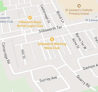 map for Silksworth W M C