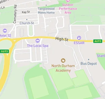 map for North Durham Academy